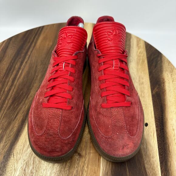 Adidas Samba MC Solid Red Gum Sole Men's Sz 9/ Women's 10 OG RARE Classic D68795 - Picture 2 of 8